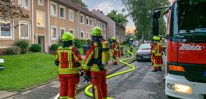 Bückeburg: Feuerwehreinsatz in der Gutenbergstraße