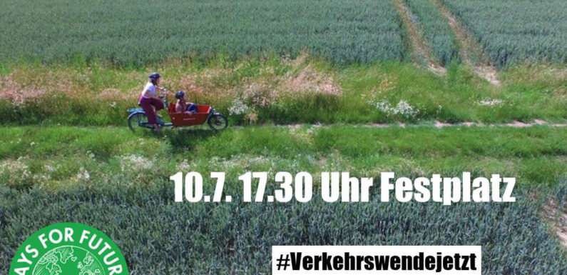 Stadthagen: Fridays for Future Fahrraddemo startet am Festplatz