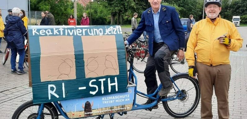 Auch Förderverein Eisenbahn Rinteln-Stadthagen beteiligt sich an Fridays For Future Demo