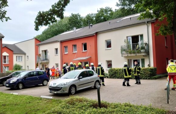Hagenburg: Feuerwehreinsatz in Wohnanlage / Ein Bewohner leblos vorgefunden
