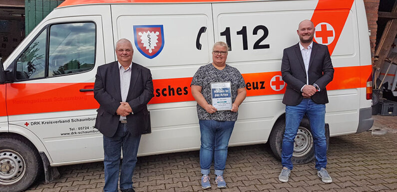 DRK Ortsverein Bückeburg für Engagement in Corona-Krise ausgezeichnet