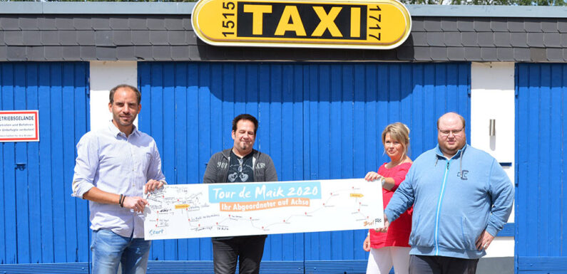 Beermann zu Besuch bei Taxi Buchholz in Bückeburg