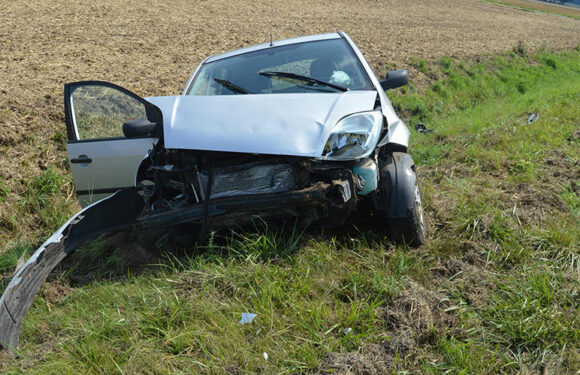 Mit 1,96 Promille von Fahrbahn abgekommen