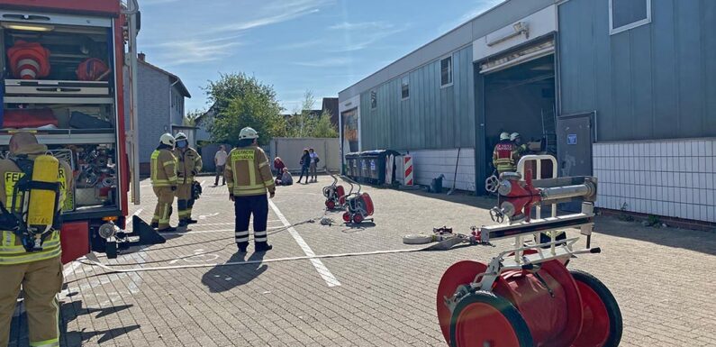 Stadthagen: Feuerwehreinsatz an der Vornhäger Straße