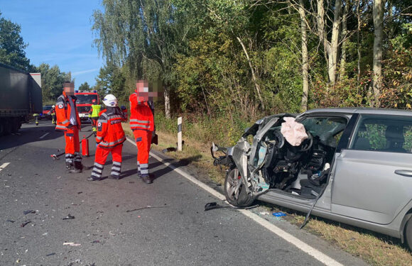 B83 bei Bückeburg nach tödlichem Verkehrsunfall stundenlang gesperrt