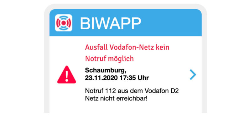 Störungen im Mobilfunknetz von Vodafone