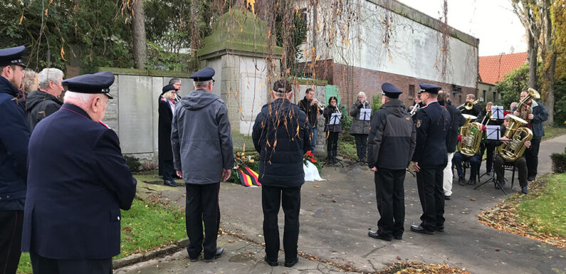 Keine übliche Gedenkfeier zum diesjährigen Volkstrauertag in Wendthagen-Ehlen