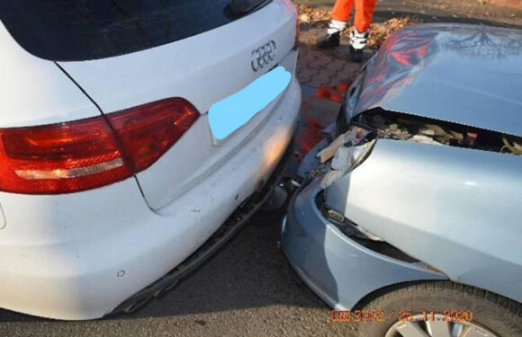 Eine Verletzte bei Auffahrunfall in Warber