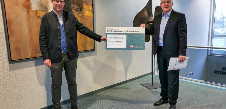 Landkreis erhält Kofinanzierung für Breitbandausbau von Gewerbegebieten