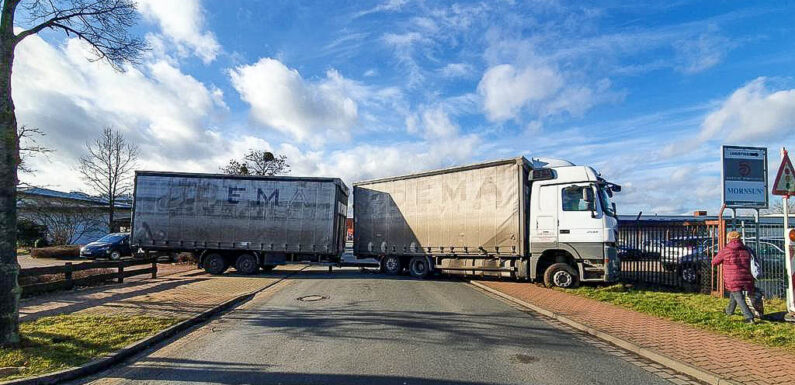 Bückeburg: Erst verfahren, dann festgefahren