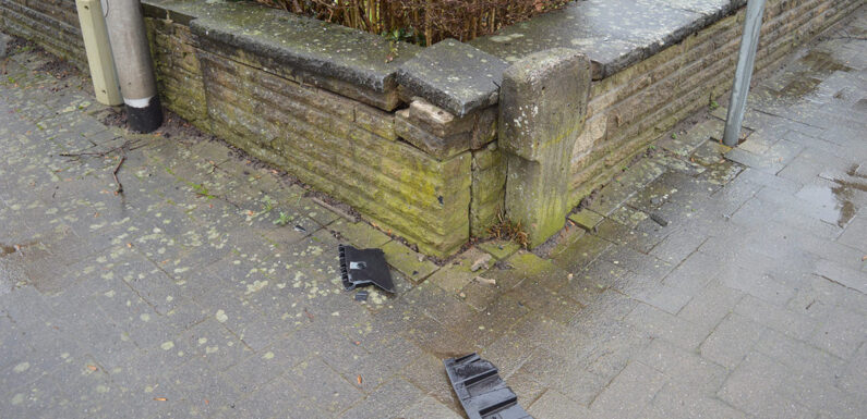 Bückeburg: Grundstücksmauer beschädigt und geflüchtet