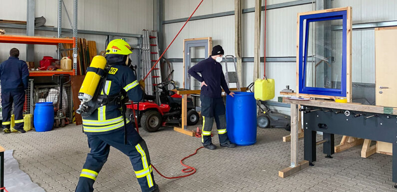 Leistungsnachweis der Atemschutzgeräteträger in Sachsenhagen