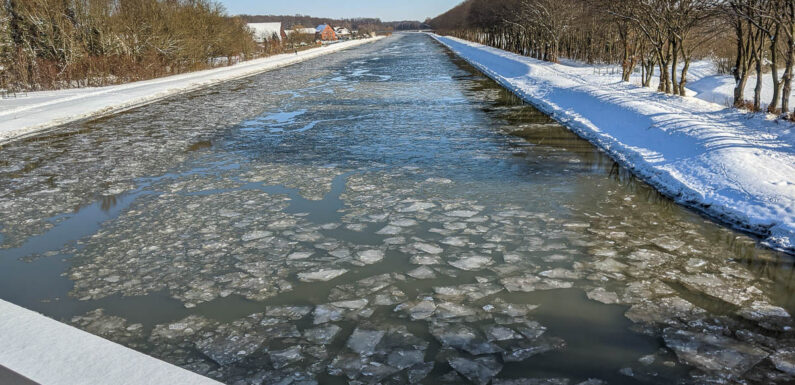 Schifffahrt auf Mittellandkanal und Elbe-Seitenkanal vorübergehend eingestellt