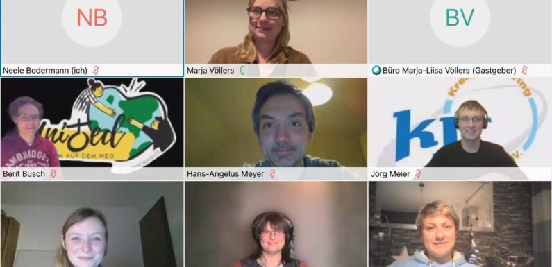 Digitales Treffen mit Vertretern der Kreisjugendringe Nienburg und Schaumburg