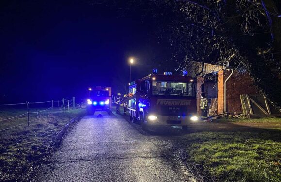 Schornsteinbrand in Wölpinghausen