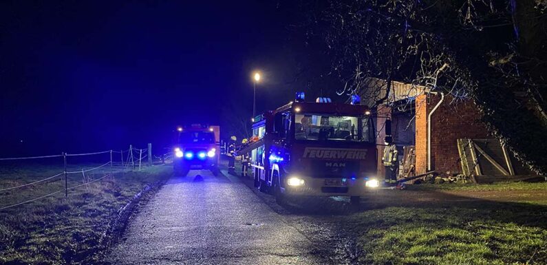 Schornsteinbrand in Wölpinghausen