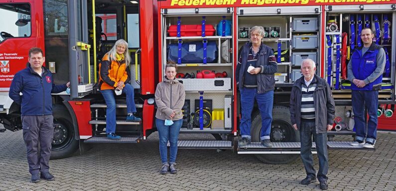 Feuerwehr Hagenburg/Altenhagen dankt Spendern