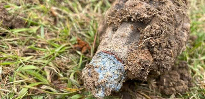 Handgranate in Heeßen gefunden