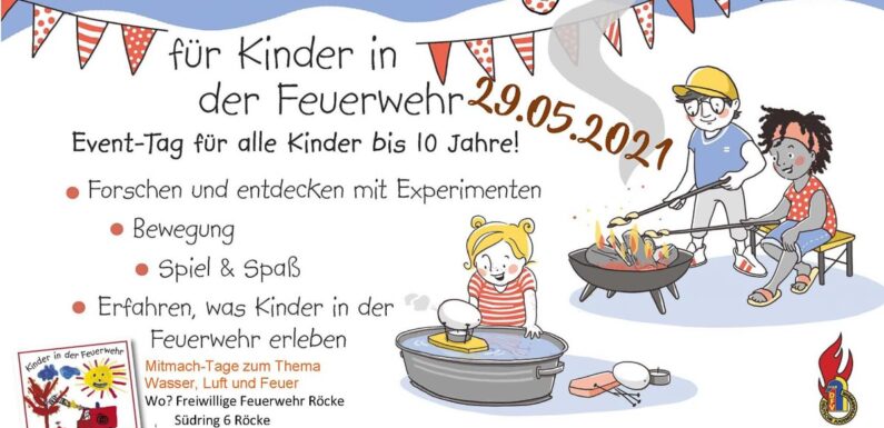 Forschen und entdecken beim Mitmach-Tag der Kinderfeuerwehr Röcke