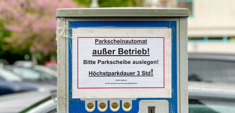 Rinteln schaltet Parkscheinautomaten ab