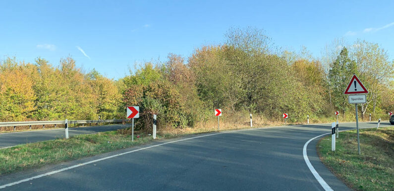 B83: Auffahrt auf Bundesstraße 65 in Richtung Minden wird ausgebessert