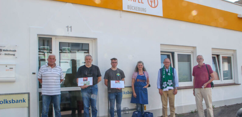 Bückeburger Tafel und VfL beenden Kooperation: Großer Dank für die „Retter der Tafel“