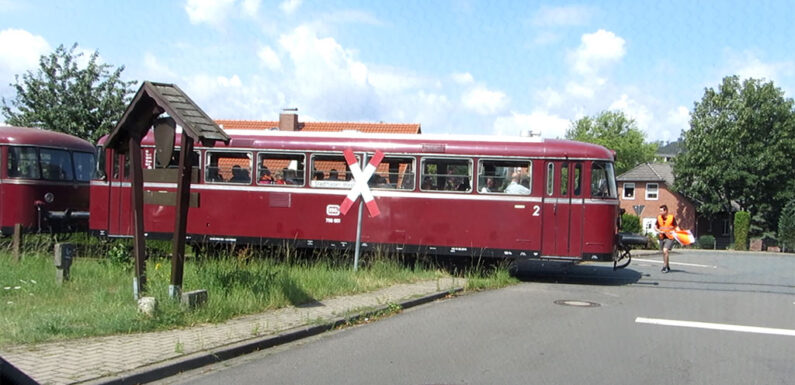 Mit dem Schienenbus von Rinteln bis Stadthagen und zurück