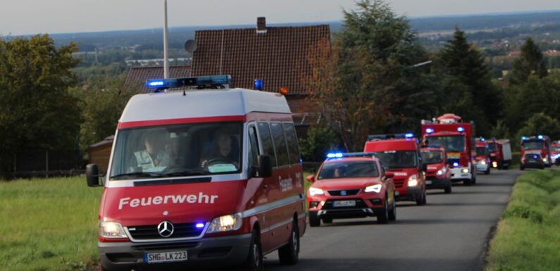 Kreisfeuerwehrbereitschaft Süd rückt nicht ins Katastrophengebiet aus