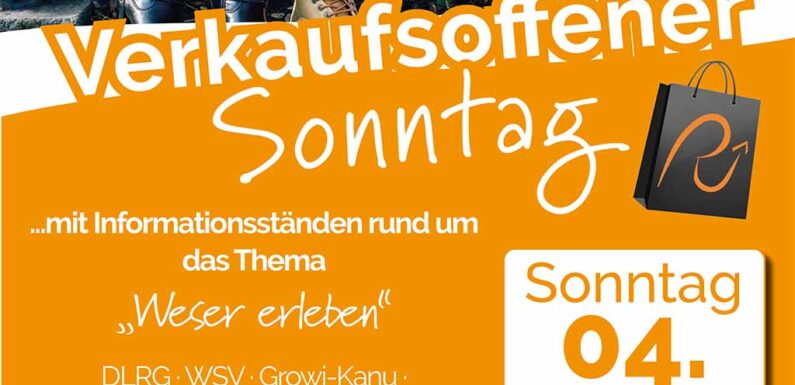 „Weser erleben“ und verkaufsoffener Sonntag in Rinteln