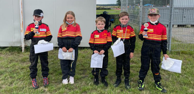 Drei Pokale, aber kein Podestplatz: Viele Pylonenfehler bei Stadthäger Kartfahrern