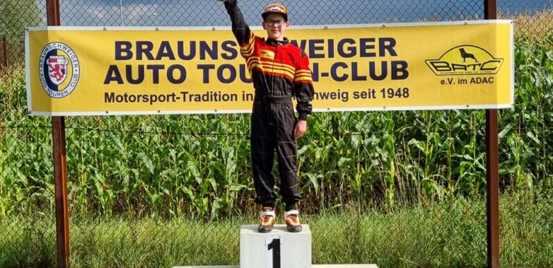 Nevio Ilias Schulz wird Klassensieger der ADAC Kartslalom Meisterschaft