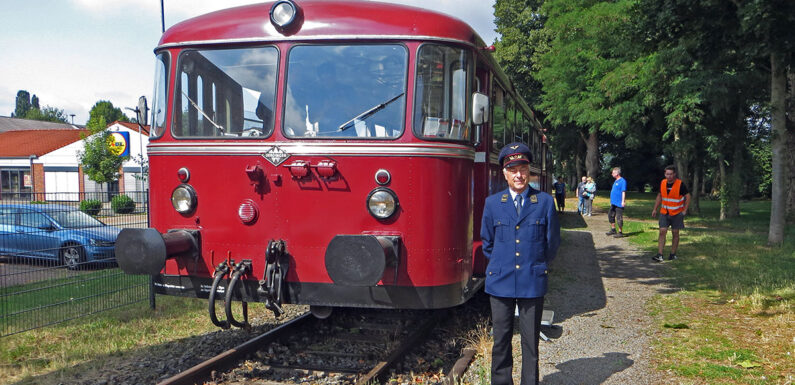 In gemütlichem Tempo auf der Schiene von Rinteln nach Stadthagen fahren