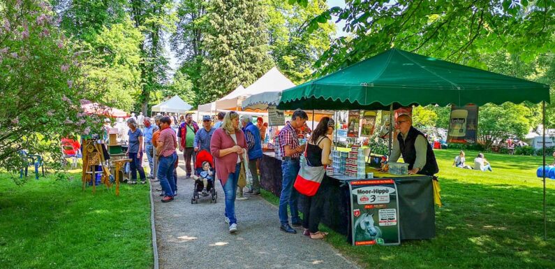 Bad Eilsen: Bauernmarkt am 3.10. im Englischen Garten