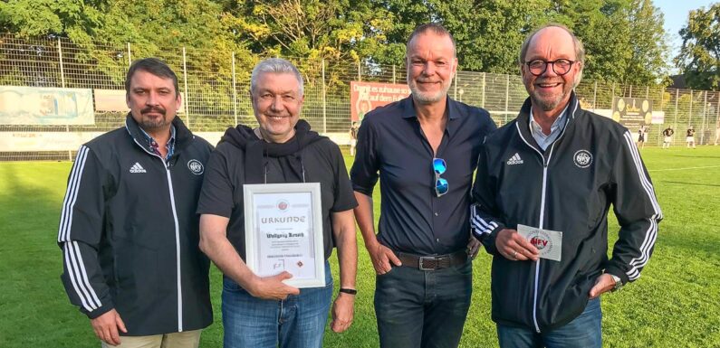 Wolfgang Keusch erhält die höchste NFV-Auszeichnung