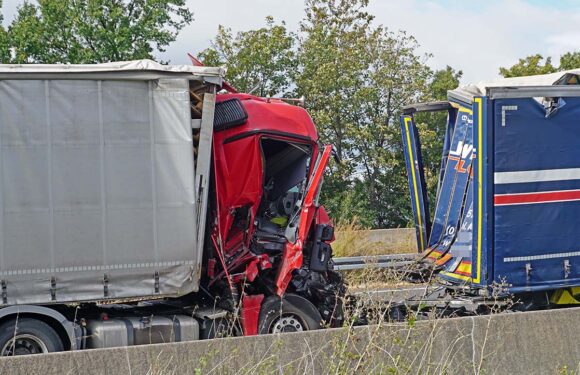 Feuerwehr-Großeinsatz auf der A2: Vollsperrung, Gefahrguteinsatz und Verkehrschaos