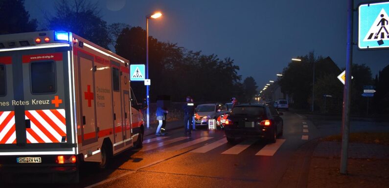 Bückeburg: BMW erfasst Fußgänger