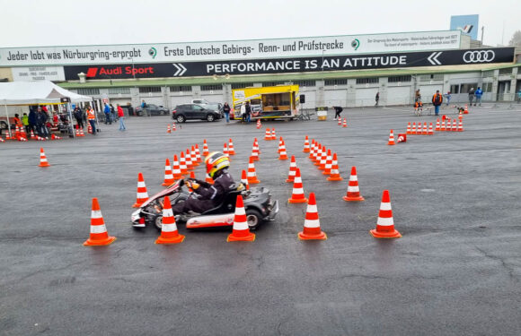 Mittelfeldplatz für Nevio am Nürburgring: Kartslalom-Meisterschaft bei großem Motorsport-Event
