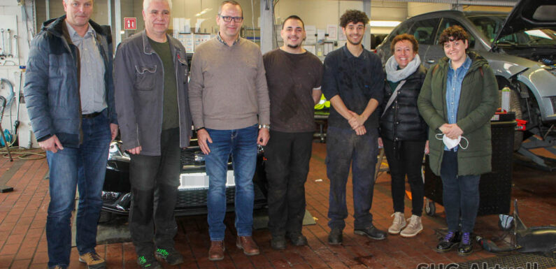 „Die deutsche Arbeitsweise ist sehr effektiv“: Austauschschüler aus Spanien absolvieren Praktikum im Autohaus Mohme und Piepho