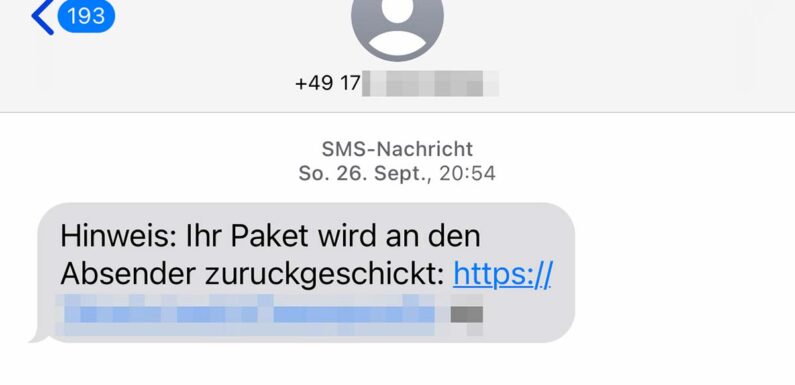 Polizei warnt erneut vor Betrug mit angeblicher „Paket-SMS“