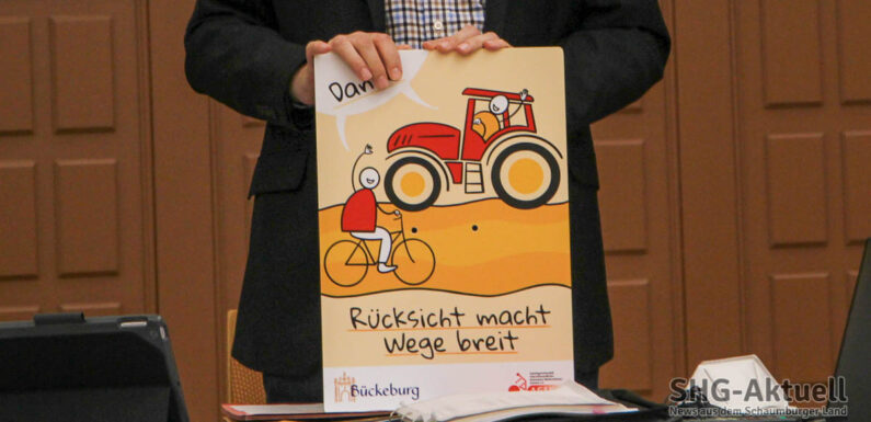 Aktion „Rücksicht macht Wege breit“ für mehr Achtsamkeit in ländlichen Gebieten