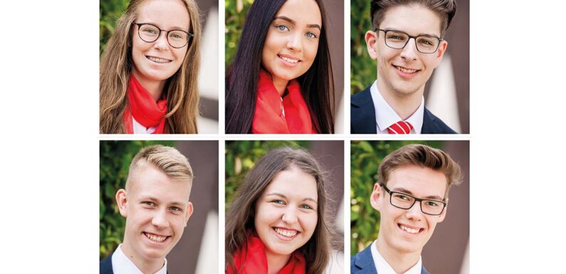 Sechs Mal Ausbildungs-Abschluss bei der Sparkasse Schaumburg