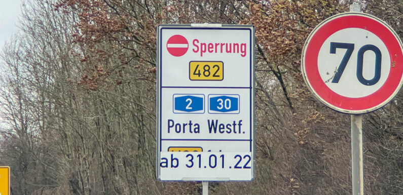 Fahrbahnerneuerung der B 482 wird ab 31. Januar fortgesetzt
