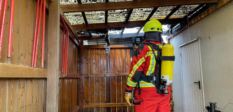 Feuer bei der Feuerwehr Bückeburg