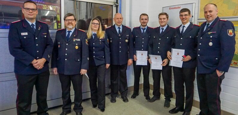 Feuerwehr Enzen: Jahreshauptversammlung im kleinsten Kreis