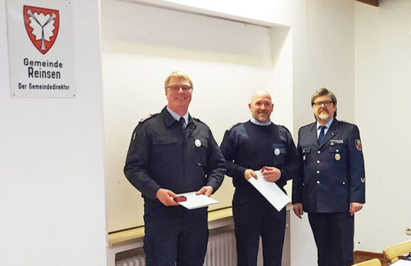 Jahreshauptversammlung der Feuerwehr Reinsen in Präsenz und als Videokonferenz