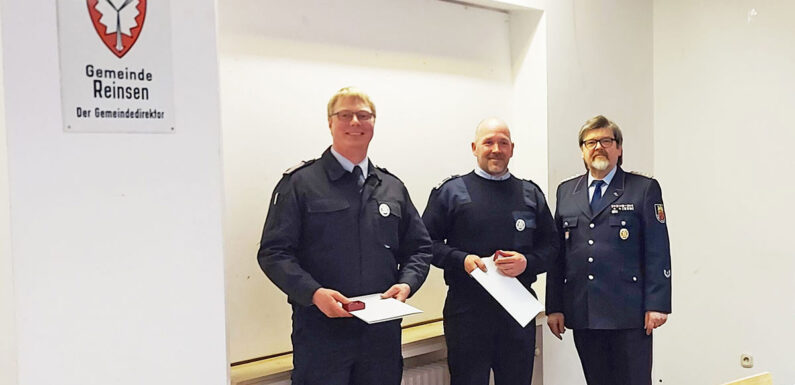 Jahreshauptversammlung der Feuerwehr Reinsen in Präsenz und als Videokonferenz