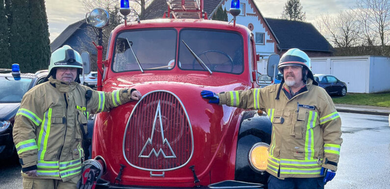 Feuerwehr Stadthagen: Stadtbrandmeister Rolf Bruns und Ortsbrandmeister Rainer Pflugradt verabschiedet