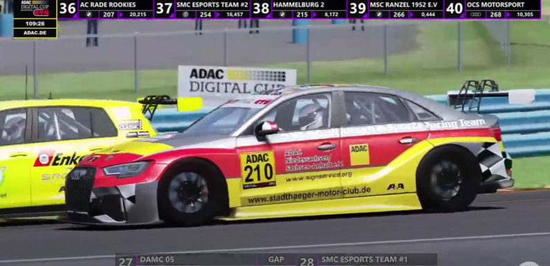 ADAC Digital Cup: Kollisionen sorgen für Probleme im Finalrennen