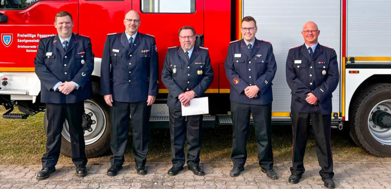 Feuerwehr Schierneichen-Deinsen-Baum: Ehrung für 50 Jahre aktive Mitgliedschaft