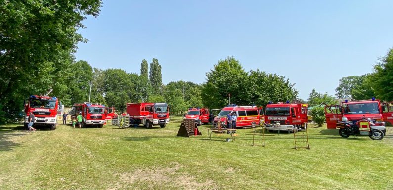 Blaulichtmeile in Wiedenbrügge